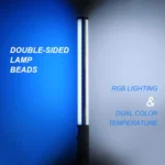 Pixel S24 RGB Fill Light Rod Handheld Portable Color Icelet Outdoor Videos Live Broadcast Studio Camera Stick Lamp - Image 6