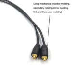 For Shure MMCX / SE215 / SE535 / SE846 / UE900 Volume Adjustment Headphone Cable - Image 5