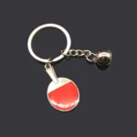 2pcs Table Tennis Metal Keychain Small Gift - Image 2