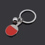 2pcs Table Tennis Metal Keychain Small Gift - Image 3