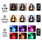 Pixel G1S Mini Outdoor RGB Color Fill Light Camera Small Desktop Lights - Image 15