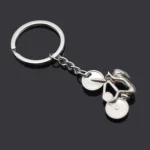 2pcs Simulated Bicycle Metal Key Chain - Image 2