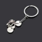 2pcs Simulated Bicycle Metal Key Chain - Image 5