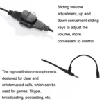 For Boom Microphone V-MODA Computer Gaming Headphone Cable - Image 3