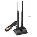 2.4GHz 5GHz 6DBI Magnetic Suction WiFi Antenna PCI-E WiFi Network Card - Image 3