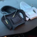 2pcs Car Gear Shift Brake Handle Hoodie Decorative Cover - Image 3