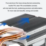 EVESKY 600 Desktop Computer 4 Copper Tube Mute CPU Cooling Fan - Image 4