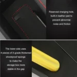 Car Seat Gap Interior PU Leather Storage Box Water Cup Holder - Image 6