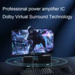 Havit A20 Plus Colorful Ambient Light Wired Computer Audio Stereo Surround Sound Speaker - Image 8