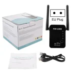 PIX-LINK 2.4G 300Mbps WiFi Signal Amplifier Wireless Router Dual Antenna Repeater - Image 6