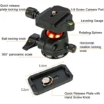 DSLR Tripod Photography Stand Portable Cell Phone Micro SLR Tripod - Image 4