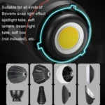 TRIOPO M200Bi Dual Color Temperature Live Broadcast Light Lamp Indoor Photography Lamp - Image 11