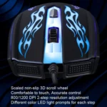 Chasing Leopard USB Illuminated Gaming Optical 1.3m Wired Mouse - Image 7