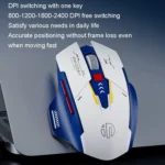 Inphic F9 Mecha Wireless Mouse Charging Office Game Mouse - Image 5