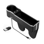 Car Seat Gap Storage Box Multifunctional Mobile Phone USB Charger