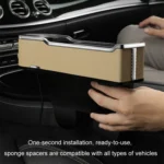 Car Seat Gap Storage Box Multifunctional Mobile Phone USB Charger - Image 11