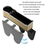 Car Seat Gap Storage Box Multifunctional Mobile Phone USB Charger - Image 4