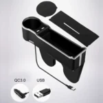 Car Seat Gap Storage Box Multifunctional Mobile Phone USB Charger - Image 5