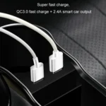 Car Seat Gap Storage Box Multifunctional Mobile Phone USB Charger - Image 7