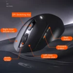 Inphic DR01 Bluetooth 3 Mode Wireless Mouse Charging Quiet Office Game Laptop Computer Home Use - Image 3
