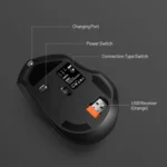 Inphic DR01 Bluetooth 3 Mode Wireless Mouse Charging Quiet Office Game Laptop Computer Home Use - Image 4