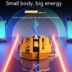 Inphic A9 Bluetooth 3 Mode Mouse Silent Charging Mechanical Feel Wireless Mouse - Image 5