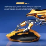 Inphic A9 Bluetooth 3 Mode Mouse Silent Charging Mechanical Feel Wireless Mouse - Image 7