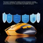 Inphic A9 Bluetooth 3 Mode Mouse Silent Charging Mechanical Feel Wireless Mouse - Image 8