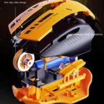 Inphic A9 Bluetooth 3 Mode Mouse Silent Charging Mechanical Feel Wireless Mouse - Image 10