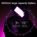 YONGNUO YN135 135LEDs RGB Dual Color Temperature Pocket Photography Fill Light - Image 7