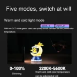 YONGNUO YN135 135LEDs RGB Dual Color Temperature Pocket Photography Fill Light - Image 9