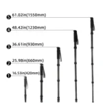Carbon Fiber DSLR Camera Monopod Mountaineering Stick Photography Selfie Holder - Image 3
