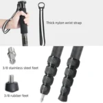 Carbon Fiber DSLR Camera Monopod Mountaineering Stick Photography Selfie Holder - Image 8