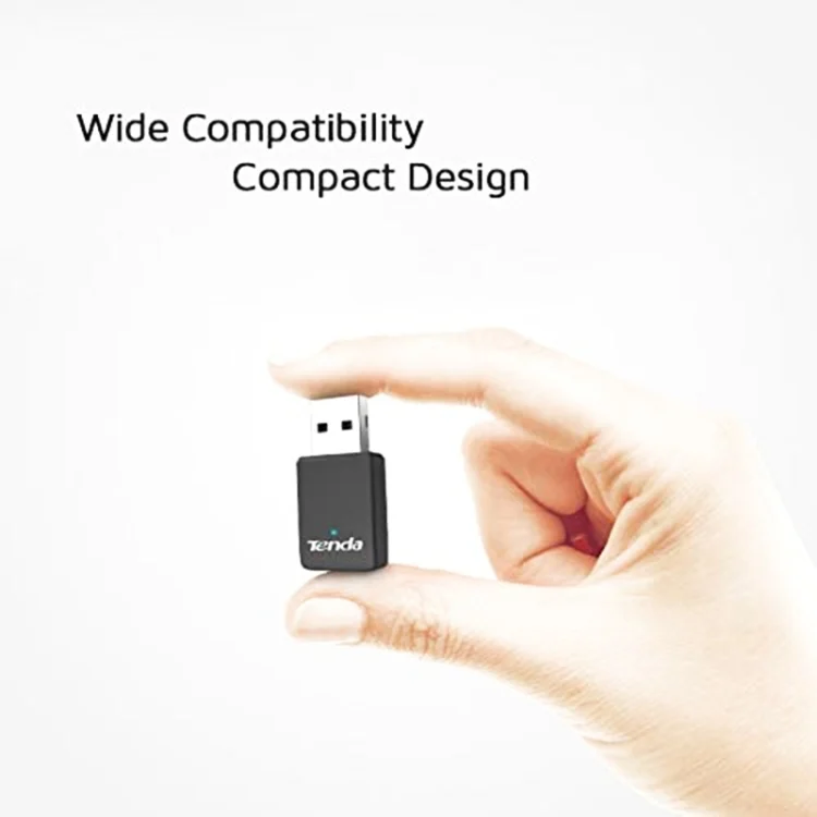 TBD06039832_2.webp Tenda U9 650Mbs Drive-Free USB Wireless Network Card 5G Dual Band Desktop Laptop WiFi Receiver - Image 3