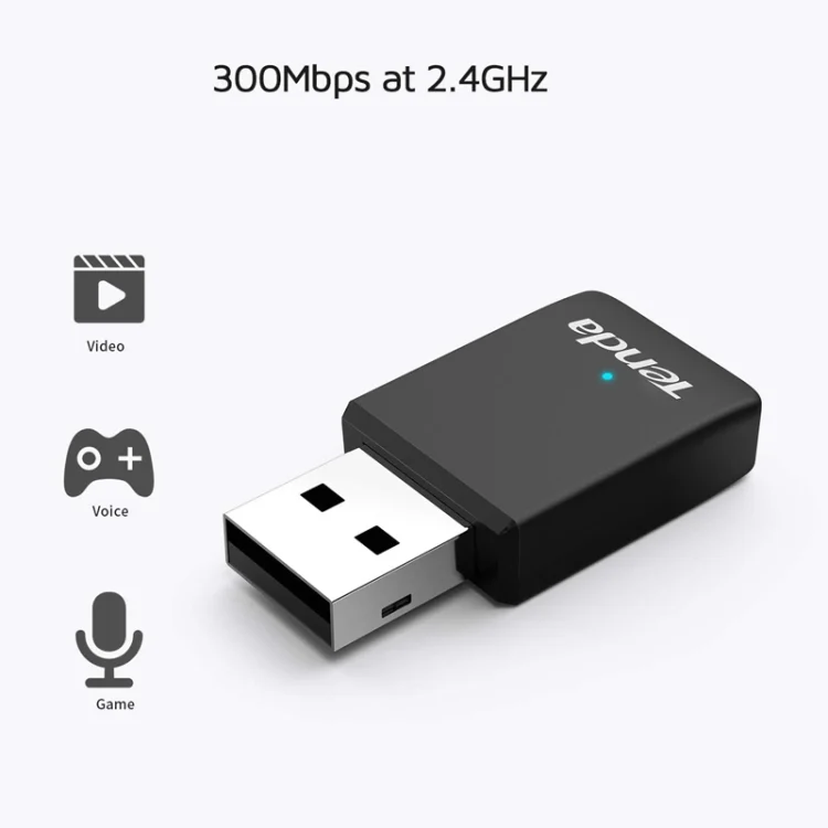 TBD06039832_3.webp Tenda U9 650Mbs Drive-Free USB Wireless Network Card 5G Dual Band Desktop Laptop WiFi Receiver - Image 4
