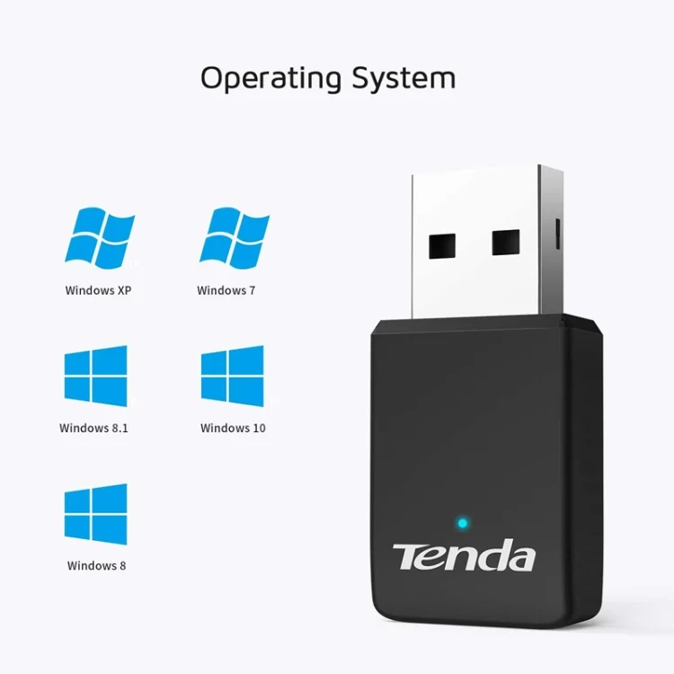 TBD06039832_4.webp Tenda U9 650Mbs Drive-Free USB Wireless Network Card 5G Dual Band Desktop Laptop WiFi Receiver - Image 5