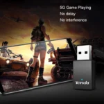 Tenda U9 650Mbs Drive-Free USB Wireless Network Card 5G Dual Band Desktop Laptop WiFi Receiver - Image 7
