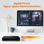 Tenda SG108 100/1000M Desktop Network Switch 8 Port Gigabit Desktop Switch Ethernet Switch LAN Hub - Image 8