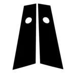 For 2023-2024 Tesla Model 3 2pcs /Set B-pillar Decorative Sticker for Left and Right Drive