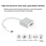 USB-C/Type-C To VGA HD Converter 1080P Laptop Connecting Display Mobile Phone Same Screen Line - Image 4