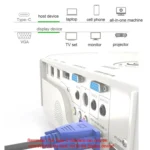 USB-C/Type-C To VGA HD Converter 1080P Laptop Connecting Display Mobile Phone Same Screen Line - Image 6