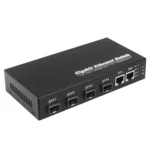 2 x 10/100/1000 RJ45 Port & 4 x 1000M SFP Port Fiber Optic Switch - Image 3