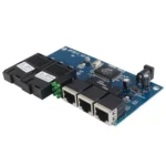 2 Fiber Port+3 Ethernet Port  AB-PCBA 100Mbps Fiber Transceiver - Image 2