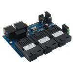 3 Fiber Port+2 Ethernet Port  AAB-PCBA 100Mbps Fiber Transceiver - Image 2