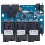 3 Fiber Port+2 Ethernet Port  AAB-PCBA 100Mbps Fiber Transceiver - Image 3