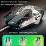 K-Snake Q7 Game Wired 7 Color Illuminated USB 4000 DPI Mechanical Mouse - Image 4
