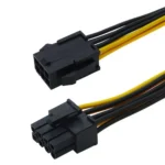 CPU 6 Pin To 8 Pin Graphics Card Computer Motherboard Power Cable - Image 3