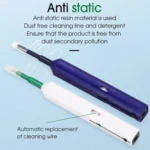 2pcs /Set Fiber Optic Cleaning Pen Endface Cleaner Fiber Optic Cleaning Tool for 1.25mm LC/Mu and 2.5mm SC/ST/FC - Image 3