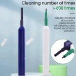 2pcs /Set Fiber Optic Cleaning Pen Endface Cleaner Fiber Optic Cleaning Tool for 1.25mm LC/Mu and 2.5mm SC/ST/FC - Image 4