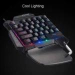 K-Snake G92 Single Small Keyboard Mobile Games Luminous Robotic Machine Sensory Game Keyboard - Image 4